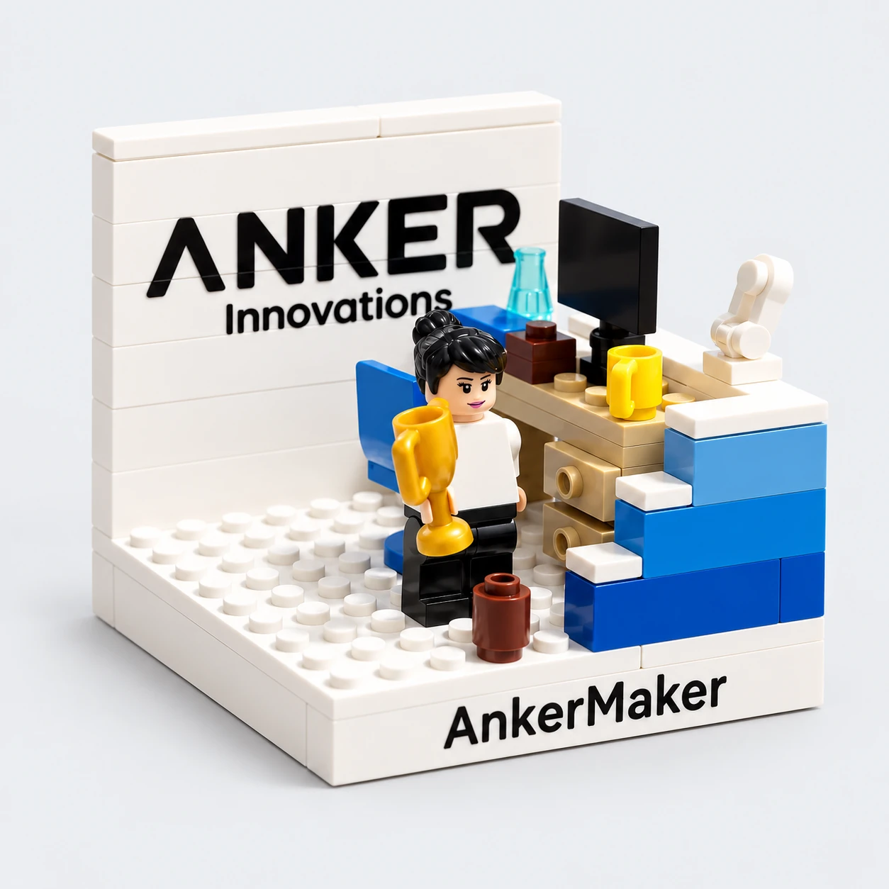דגם קוביות ממותג Anker